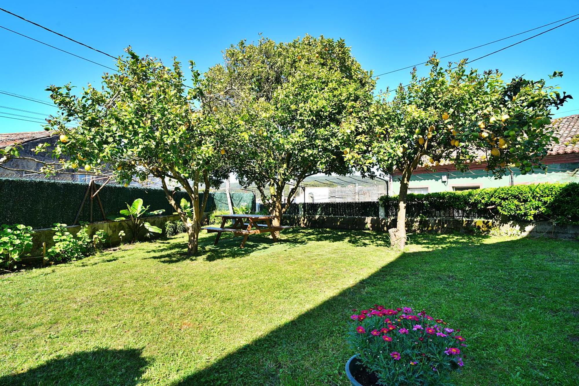 Casa Con Jardin En Vilanova De Arousa Comarca de Comarca de Pontevedra Buitenkant foto